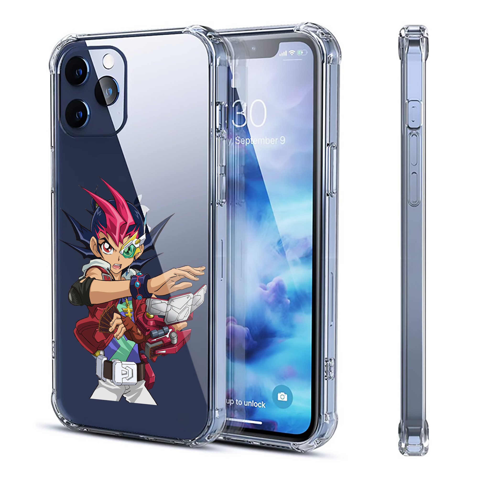 （画像用） 遊☆戯☆王 Yu-Gi-Oh! 【iPhone 12シリーズ対応】透明スマホケース（クリアソフトケース）